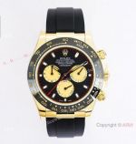 (EW) Swiss Rolex Daytona "Newman" Dial Yellow Gold Oysterflex Watch EW Factory 7750